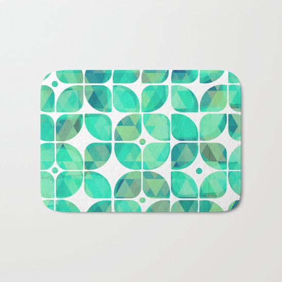 Minty Bath Mat