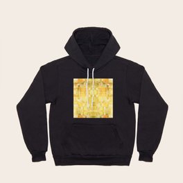 Yellow Gold Metallic Sunrise Landscape Hoody