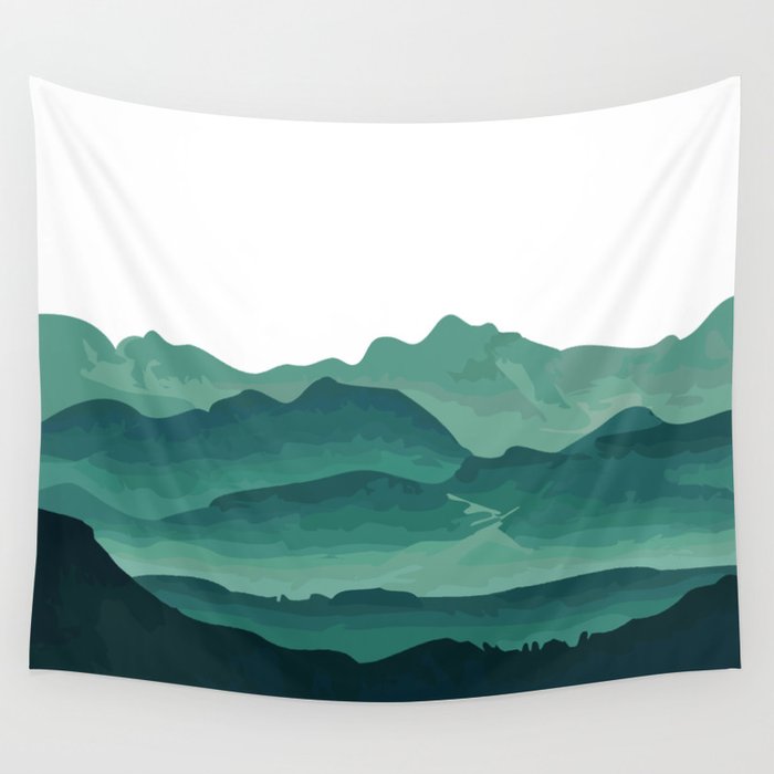 Blue Mountains Wall Tapestry