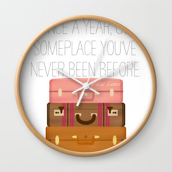 Travel Wall Clock