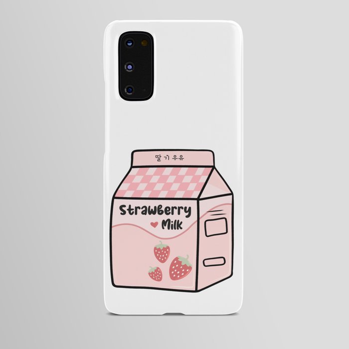 Strawberry Milk - Kawaii Milk Carton Android Case