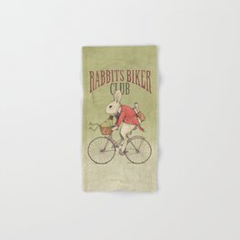 Rabbits Biker Club Hand & Bath Towel