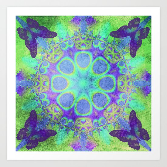 Summer dance Art Print