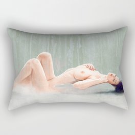 The Daydream Fantasy - Reclining Nude Rectangular Pillow
