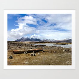 Remote Iceland Art Print