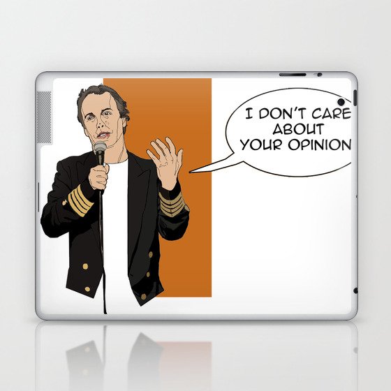 Doug Stanhope - I don't care about your opinion Laptop & iPad Skin