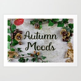 Autumn mood wall art Art Print