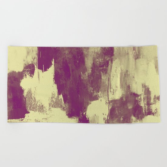 Textured Purple Beach Towel
