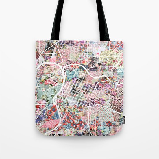 Sacramento map Tote Bag