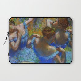 Edgar Degas "Dancers in Blue" Laptop Sleeve