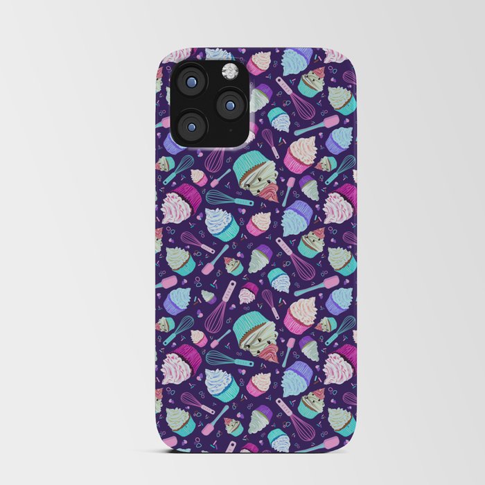 Whatever Frosts Your Cupcake Pattern iPhone Card Case