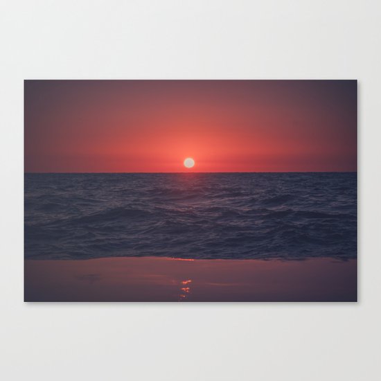 Restless Sunset Canvas Print