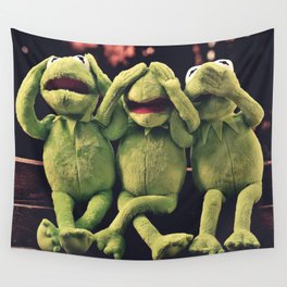 Kermit - Green Frog Wall Tapestry