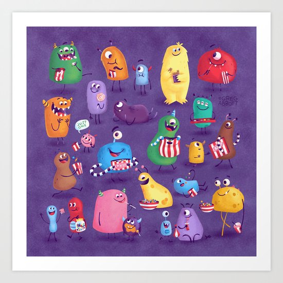 I Love Sweeties Art Print