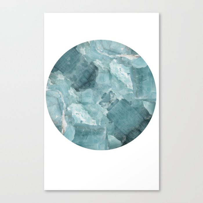 circle glace Canvas Print