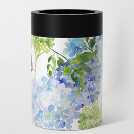 Blue Hydrangea Flowers Can Cooler