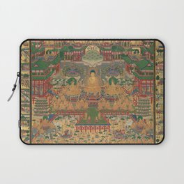Japanese Taima Mandala Buddhist Art Laptop Sleeve