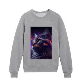 Galaxy Cat Kids Crewneck