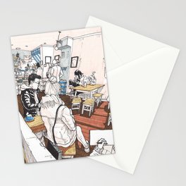 Little Rogue cafe Stationery Card