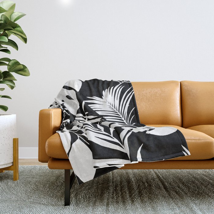 Monstera sales throw blanket
