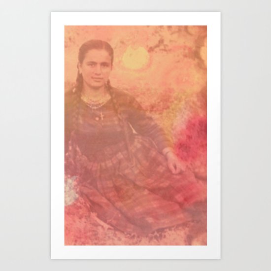 Yiayia Art Print
