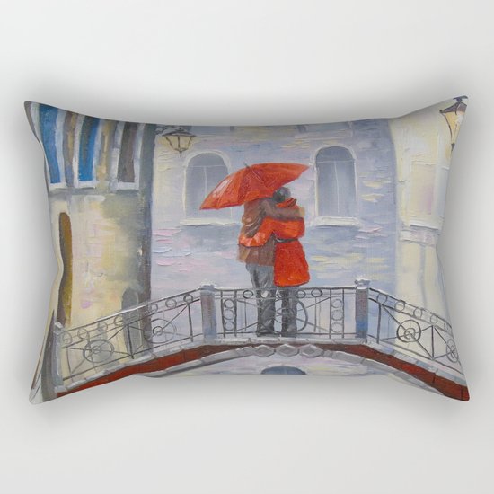 On a date Rectangular Pillow