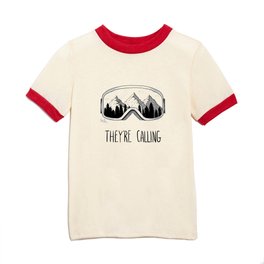 The Mountains Are Calling Kids T Shirt