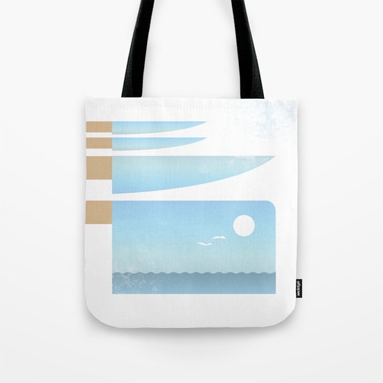 Choppy Waves Tote Bag