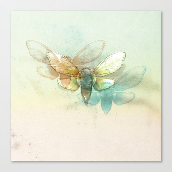 Mr.Summertime (Cicada Skins) Canvas Print