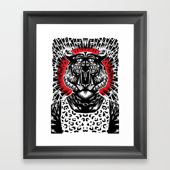 Tiger Framed Art Print