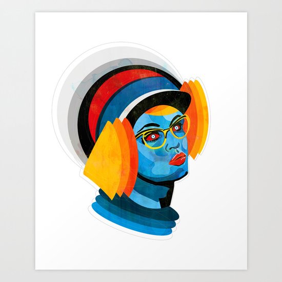 helmet Art Print