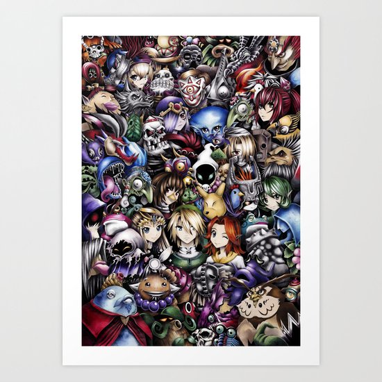 The Legend of Zelda Art Print