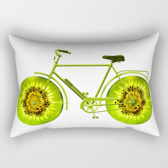 Kiwi Bike Rectangular Pillow