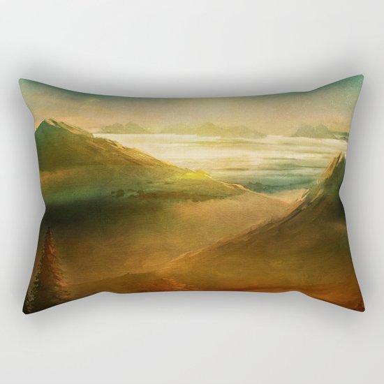 Into the trees Rectangular Pillow