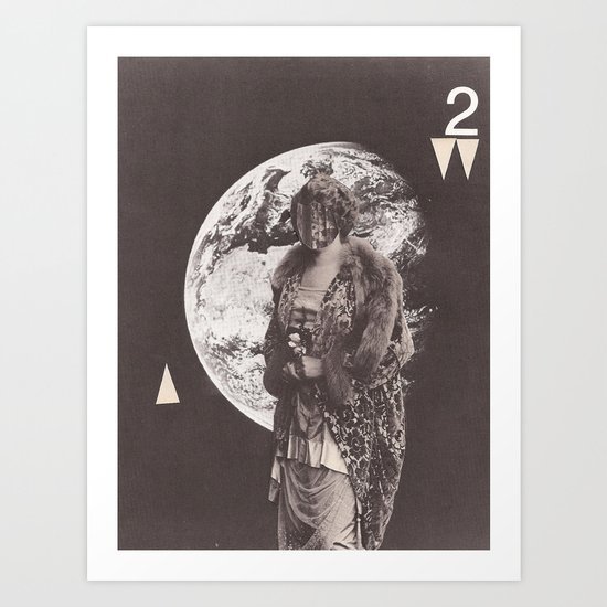 Visitor Queen (no. 2) Art Print