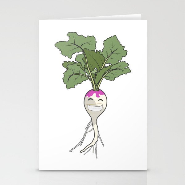 Happy Turnip Stationery Cards