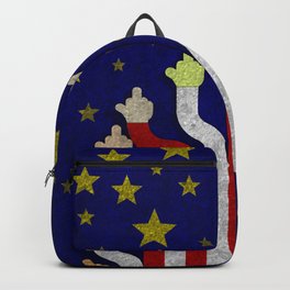 FYEAH Backpack | Fuck, Vintage, Retro, Fuckyou, United, Drawing, Pop Art, Graphic Design, Political, Unified 