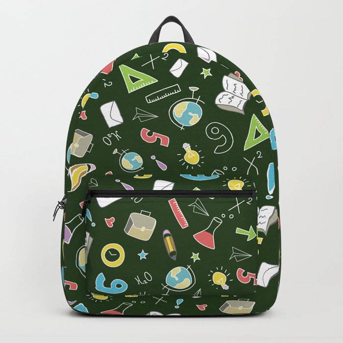 Back to School - Green Colour Backpack