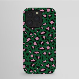Leopard green iPhone Case