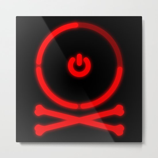Red Ring Rodger Metal Print