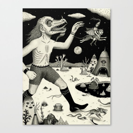 Escape! Canvas Print