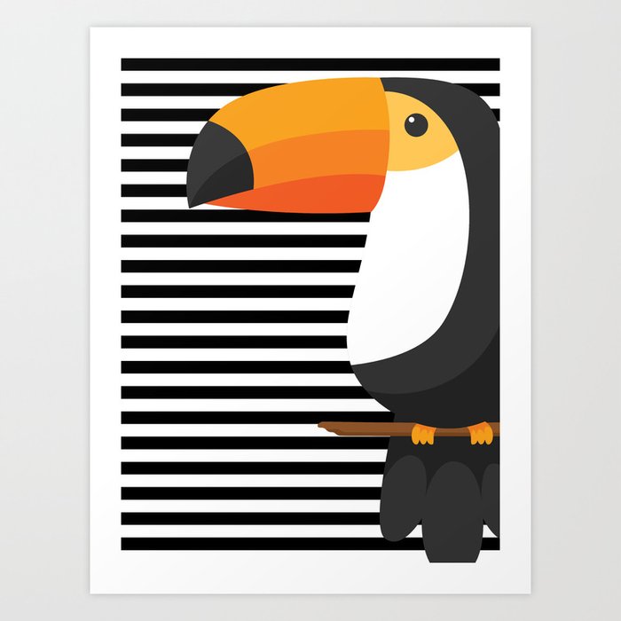 TOUCAN tropical toucans Kunstdrucke