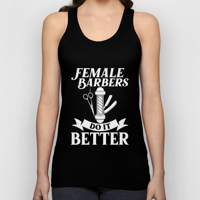 Barber Hair Stylist Hairdresser Barbershop Salon Tank Top