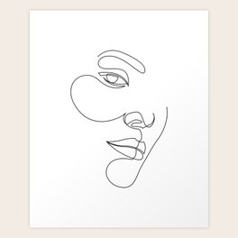 Single Line Art Prints Society6