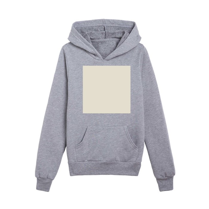 Off White Cream Solid Color Pairs PPG Milk Paint PPG1098 1 All One Single Shade Hue Colour Kids Pullover Hoodie