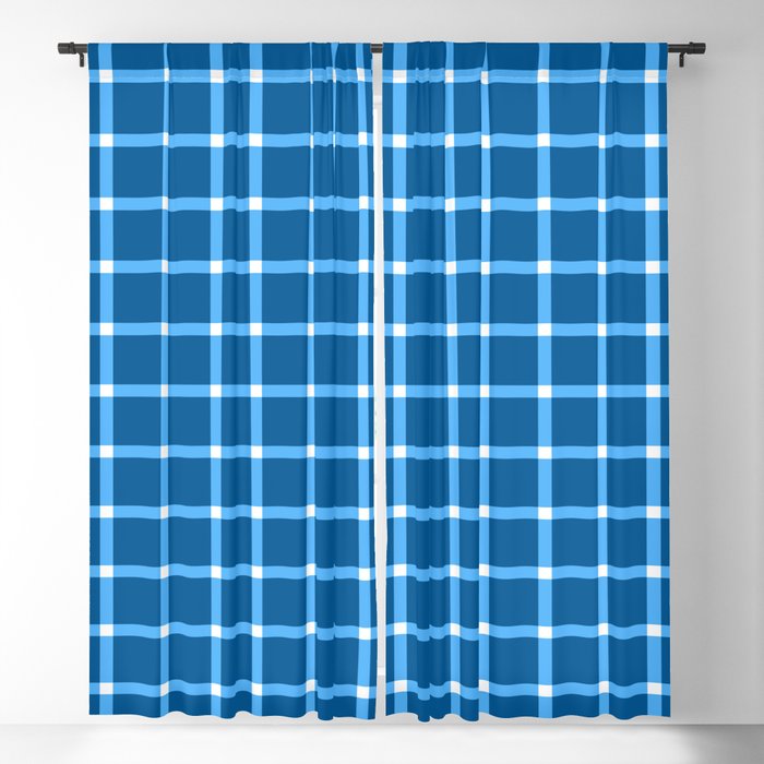 Blue Gingham - 10 Blackout Curtain