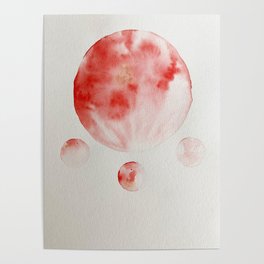 Pink Moon Study #1 Poster