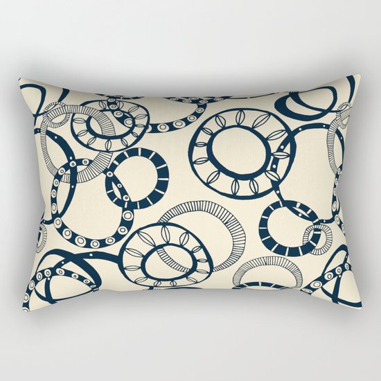 Honolulu hoopla cream Rectangular Pillow