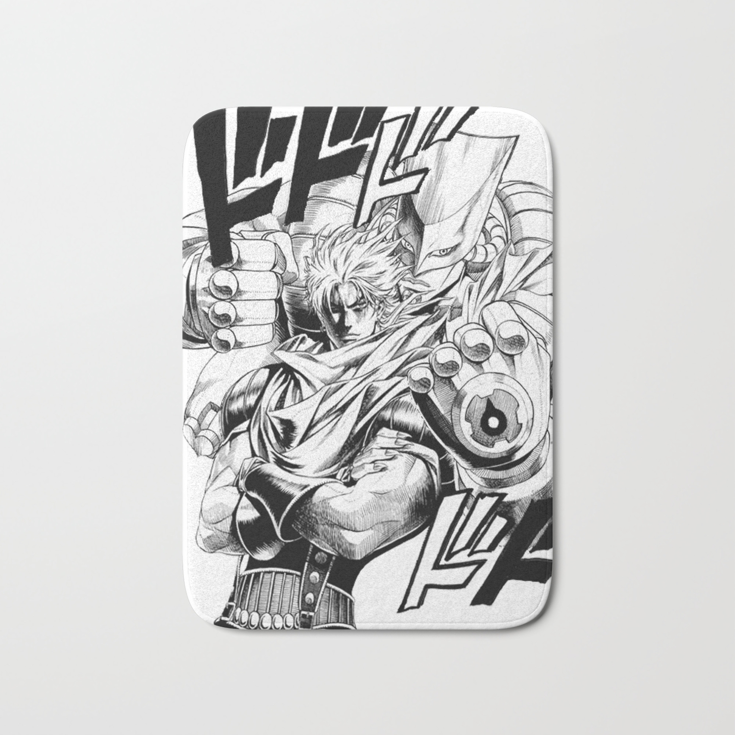 Dio Za Warudo Bath Mat By Freezah Society6