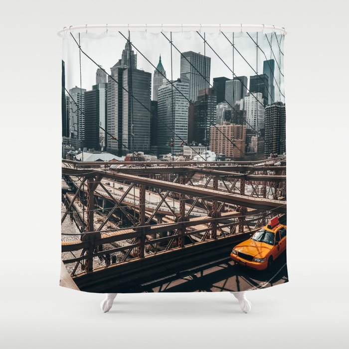 New York City Brooklyn Bridge Shower Curtain